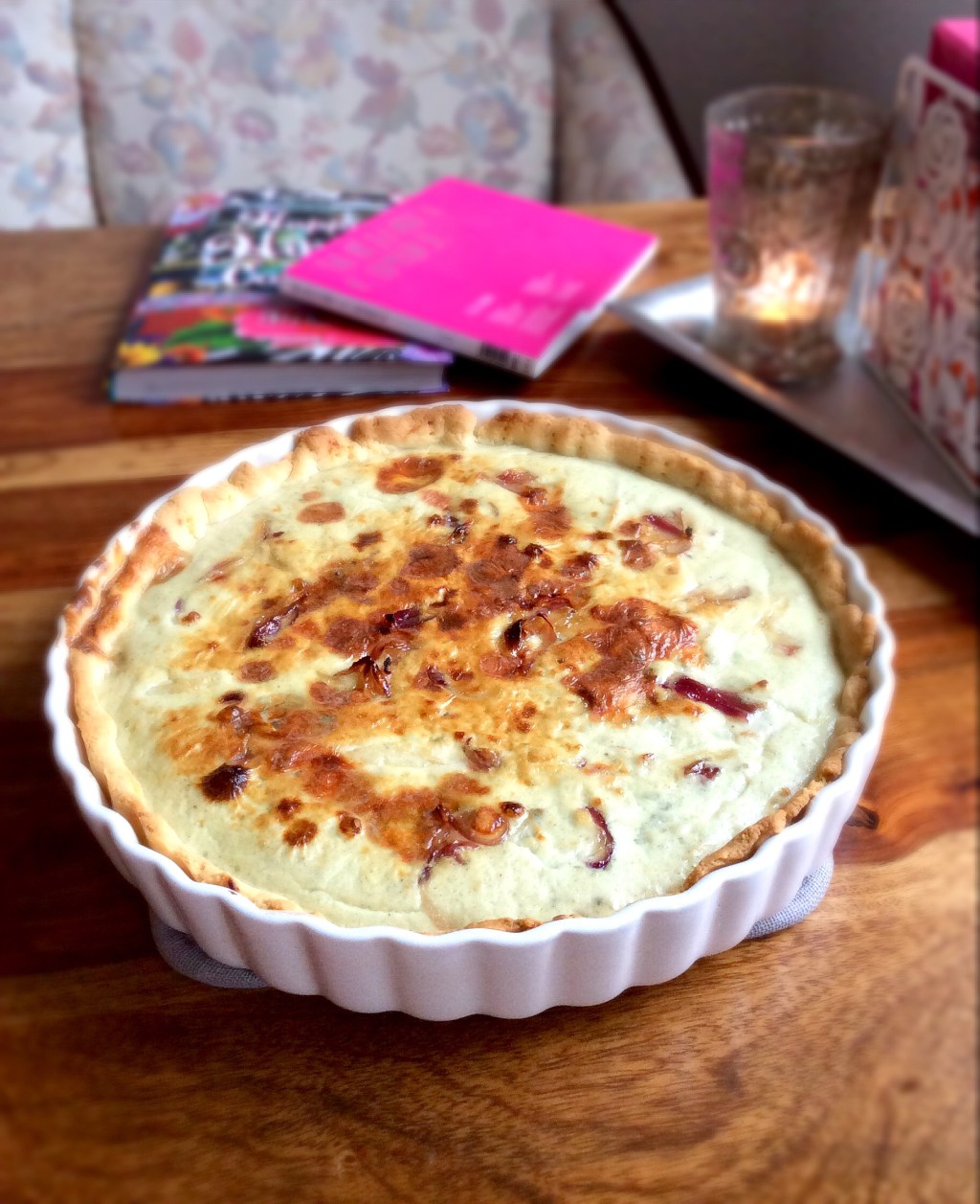 Birne-Gorgonzola-Quiche